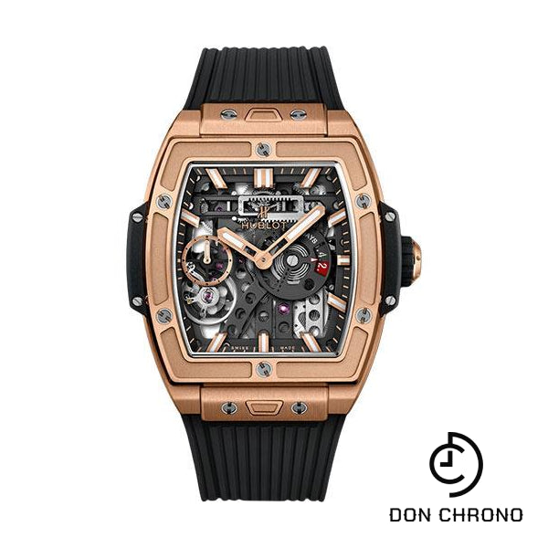 Hublot Spirit Of Big Bang MECA-10 King Gold Watch - 45 mm - Black Skeleton Dial-614.OX.1180.RX