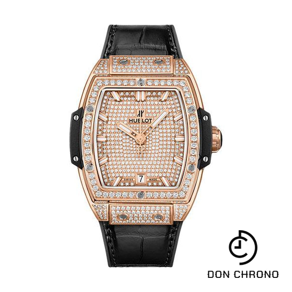 Hublot Spirit Of Big Bang King Gold Full Pave Watch - 39 mm - 18K King Gold Dial-665.OX.9010.LR.1604