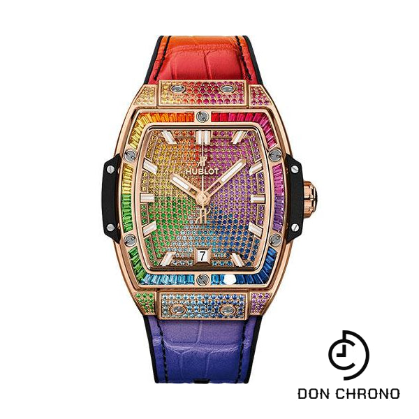 Hublot Spirit Of Big Bang King Gold Rainbow Watch - 39 mm - 18K King Gold Dial-665.OX.9910.LR.0999