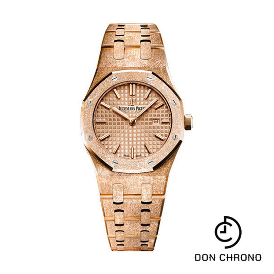 Audemars Piguet Royal Oak Frosted Gold Quartz Watch - 67653OR.GG.1263OR.02