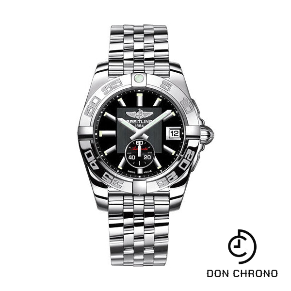 Breitling Galactic 36 Automatic Watch - Steel - Volcano Black Dial - Steel Bracelet - A3733012/BA33/376A