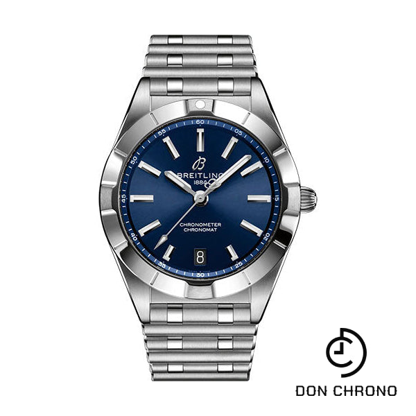 Breitling Chronomat 32 Watch - Stainless Steel - Blue Dial - Metal Bracelet - A77310101C1A1