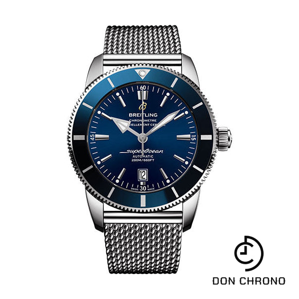Breitling Superocean Heritage II B20 Automatic 46 Watch - Steel Case - Gun Blue Dial - Steel Ocean Classic Bracelet - AB2020161C1A1