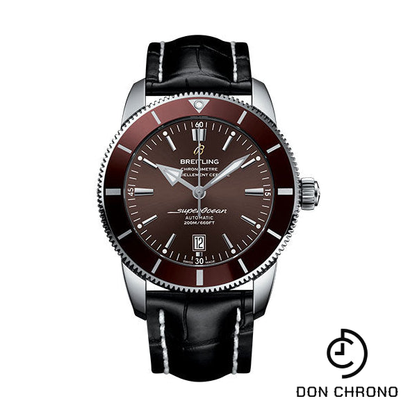 Breitling Superocean Heritage II 46 Watch - Steel Case - Copperhead Bronze Dial - Black Croco Strap - AB202033/Q618/761P/A20D.1