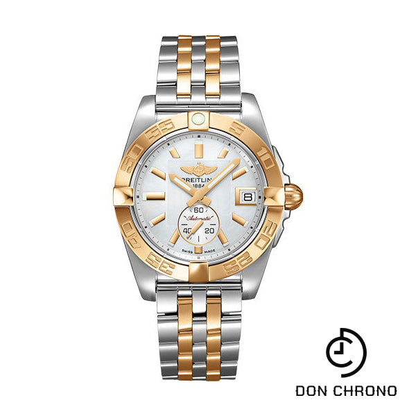 Breitling Galactic 36 Automatic Watch - Steel & rose Gold - Pearl Dial - Two-Tone Bracelet - C37330121A1C1