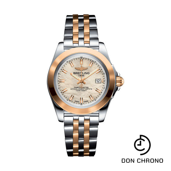 Breitling Galactic 32 Sleek Watch - Steel & rose Gold - Mother-Of-Pearl Dial - Two-Tone Bracelet - C71330121A1C1