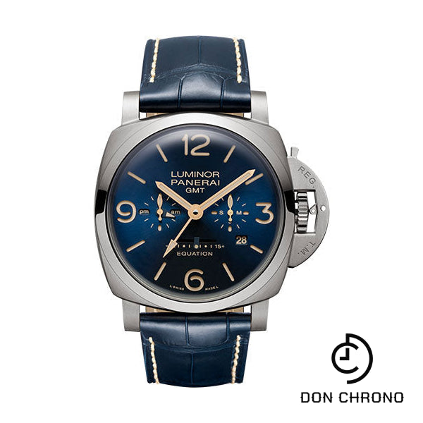 Panerai Luminor Equation of Time - 47mm - Brushed Titanium - Blue Dial - PAM00670