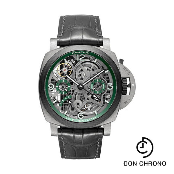 Panerai Luminor Tourbillon GMT - 47mm - Sandblasted Titanium - PAM00768