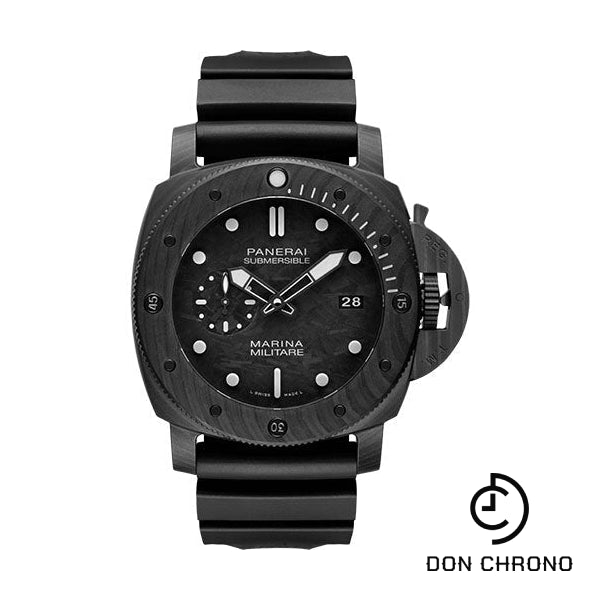 Panerai Submersible Marina Militare Carbotech™ - 47mm - Carbotech - Carbon Dial - Black Caoutchouc Strap - PAM00979