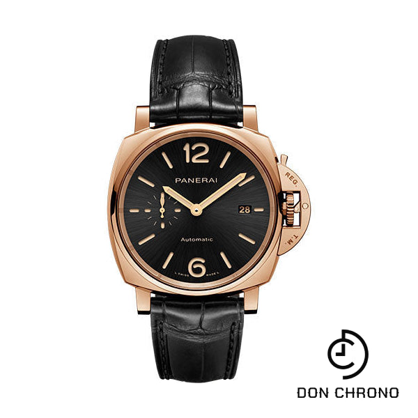 Panerai Luminor Due - 42mm - Polished Goldtech - Black Sun-Brushed Dial - PAM01041