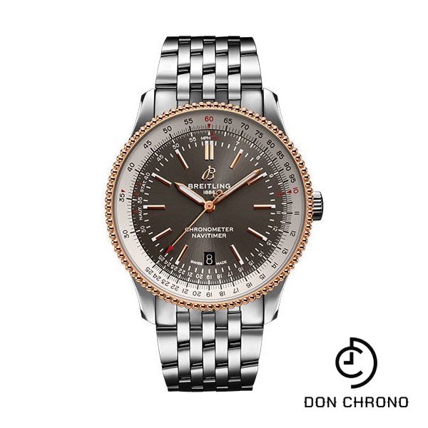 Breitling Navitimer Automatic 41 Watch - Steel & Red Gold - Anthracite Dial - Steel Bracelet - U17326211M1A1