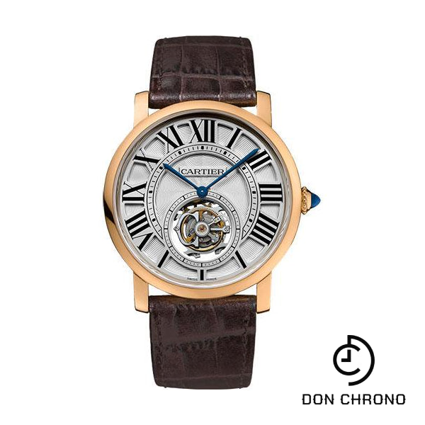 Cartier Rotonde de Cartier Flying Tourbillon Watch - 40 mm Pink Gold Case - W1556215