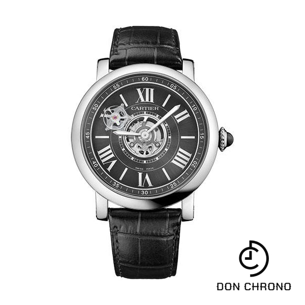 Cartier Rotonde de Cartier Astrotourbillon Cristal de Carbone Watch - 47 mm Niobium-Titanium Case - W1556221