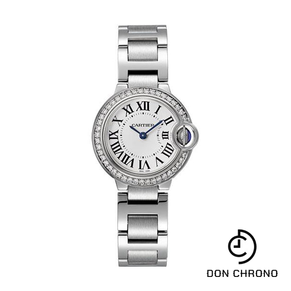 Cartier Ballon Bleu de Cartier Watch - 28 mm Steel Case - Diamond Bezel - W4BB0015