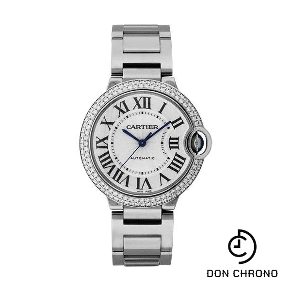 Cartier Ballon Bleu de Cartier Watch - Medium White Gold Case - Diamond Bezel - WE9006Z3