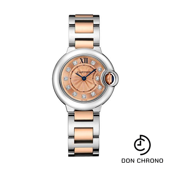 pink diamond cartier watch