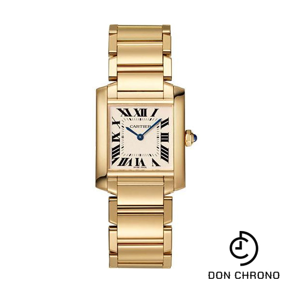 Cartier Tank Francaise Watch - 30 mm Yellow Gold Case - WGTA0032