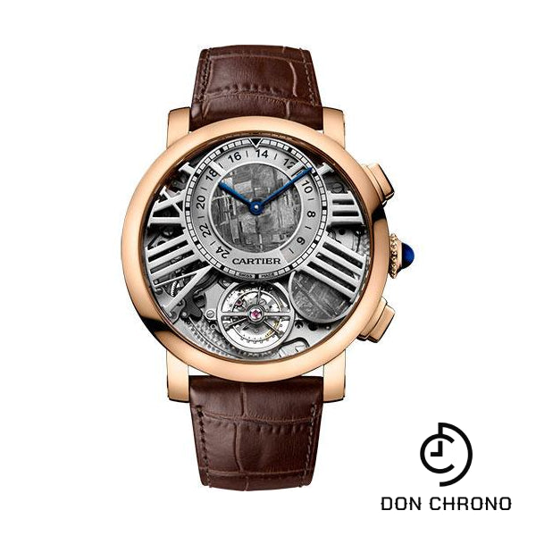 Cartier Rotonde de Cartier Earth and Moon Watch - 47 mm Pink Gold Case - WHRO0013