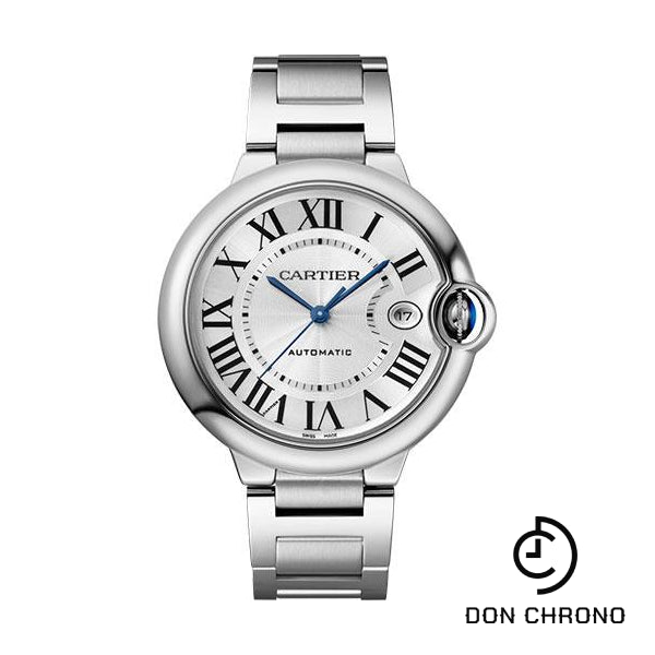 Cartier Ballon Bleu de Cartier Watch - 40 mm Steel Case - Silvered Dial - Interchangeable Bracelet - WSBB0040