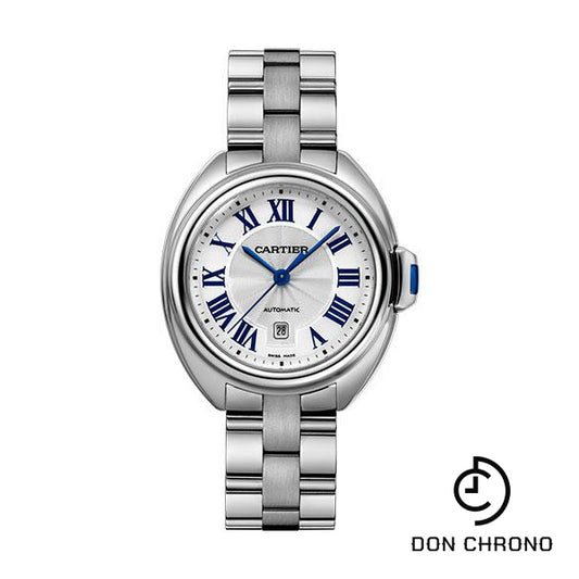 Cartier Cle de Cartier Watch - 31 mm Steel Case - Silver Dial - WSCL0005
