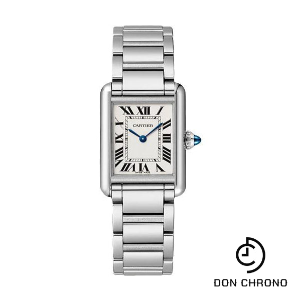 Cartier Tank Must de Cartier Watch - 29.5 mm x 22 mm Steel Case - Silvered Dial - Interchangeable Bracelet - WSTA0051