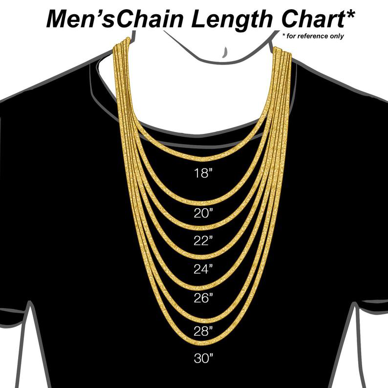 14K White Gold- Diamond DC Chain