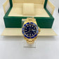 Rolex Submariner Date 116618LB 40mm Blue Dial And Bezel Yellow Gold Oyster Bracelet