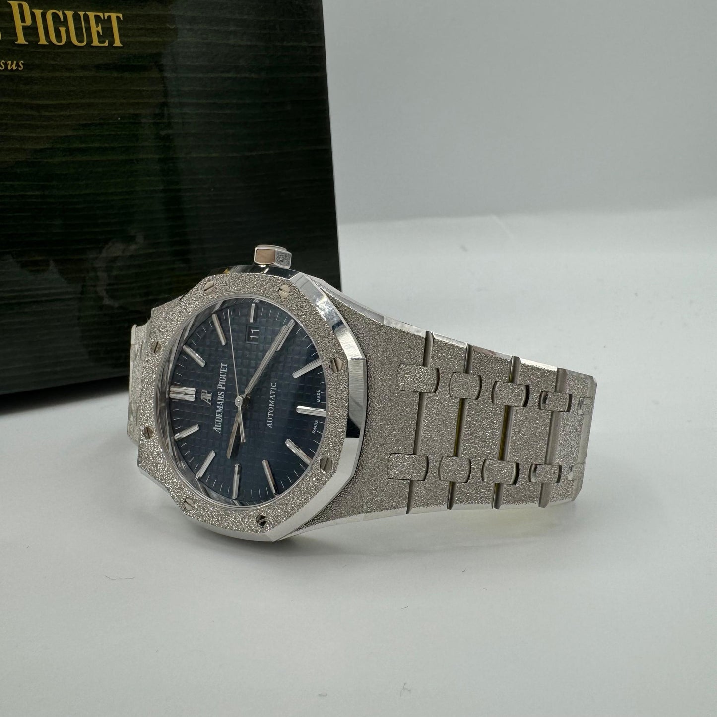 Audemars Piguet Royal Oak Frosted Blue Dial 15410BC.GG.1224BC.01