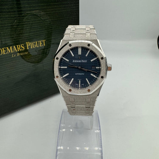 Audemars Piguet Royal Oak Frosted Blue Dial 15410BC.GG.1224BC.01