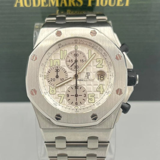 Audemars Piguet Royal Oak Offshore White Dial 26020ST.OO.D001IN.02.A