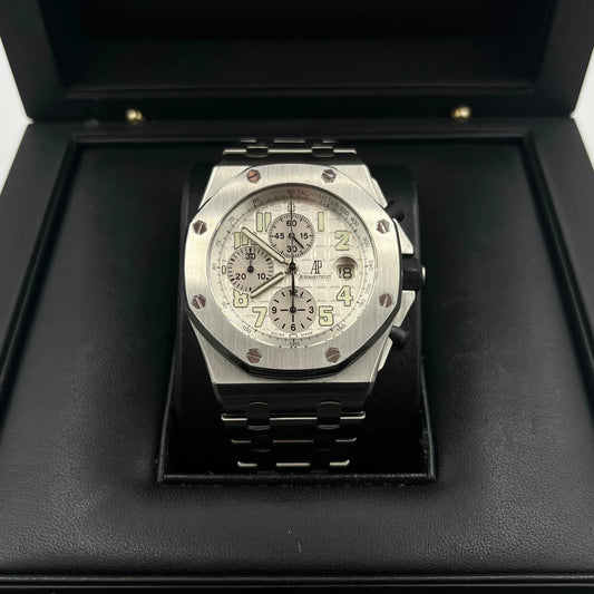 Audemars Piguet Royal Oak Offshore White Dial 26020ST.OO.D001IN.02.A