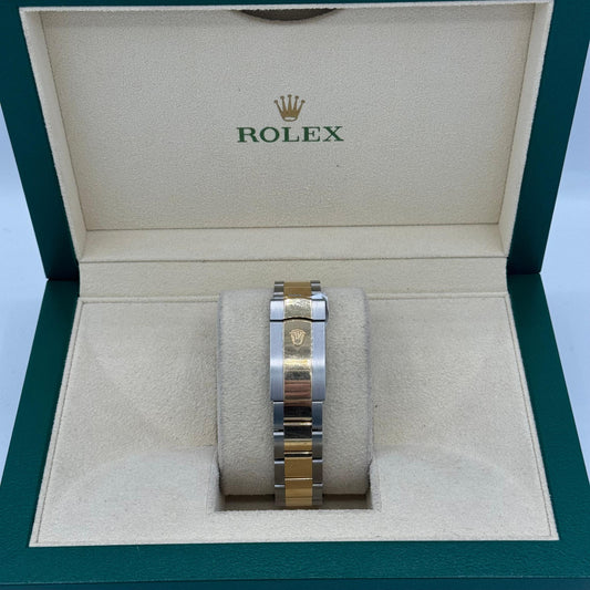 Rolex Yellow Rolesor Datejust 36 Watch - Fluted Bezel - Champagne Jubilee Diamond Dial - Oyster Bracelet - 126233 chjdo