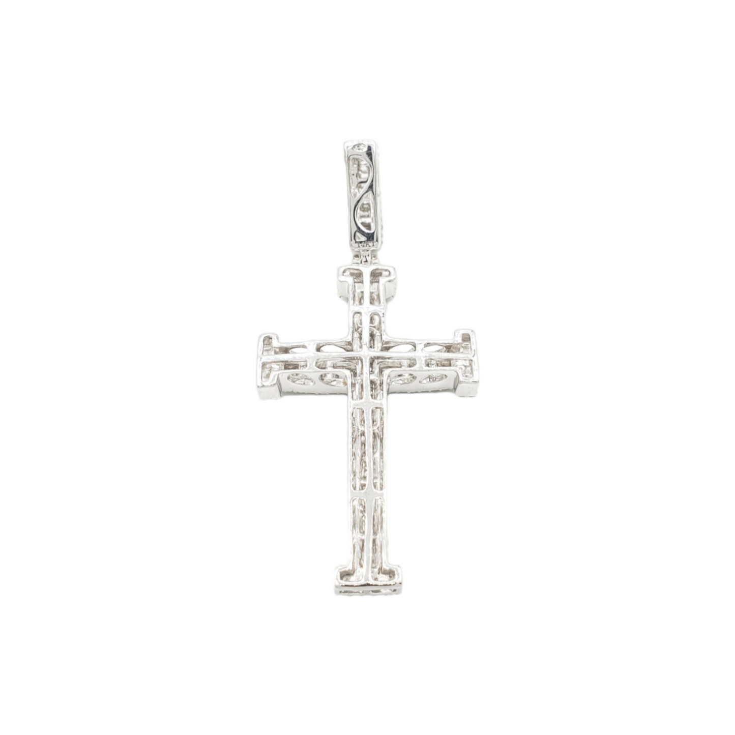 2.0 14k Diamond Cross With 1.31 Carats Of Diamonds #24047