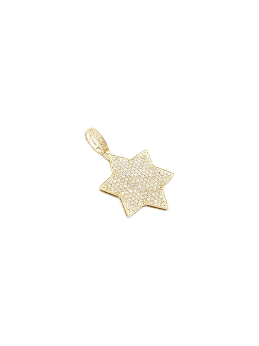 14k Star With 1.31 Carats Of Diamonds #12829