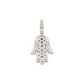 14k Eye Diamond Hamsa With 0.84 Carats Of Diamonds #13878