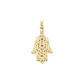 14k Eye Diamond Hamsa With 0.84 Carats Of Diamonds #13878