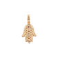 14k Eye Diamond Hamsa With 0.84 Carats Of Diamonds #13878