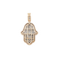 14k Baguette Diamond Hamsa With 2.63 Carats Of Diamonds #24414