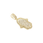 14k Baguette Diamond Hamsa With 2.63 Carats Of Diamonds #24414