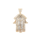 14k Diamond Hamsa With 2.30 Carats Of Diamonds #22802