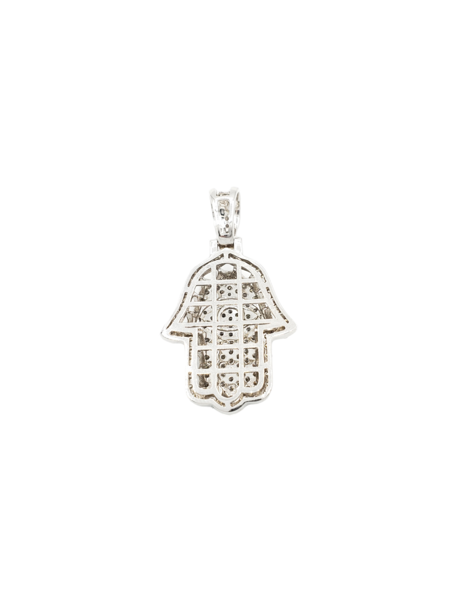 14k Eye Diamond Hamsa With 1.91 Carats Of Diamonds #10864