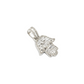 14k Baguette Diamond Hamsa With .99 Carats Of Diamonds #21362