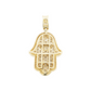 14k Eye Baguette Diamond Hamsa With 2.34 Carats Of Diamonds #24334