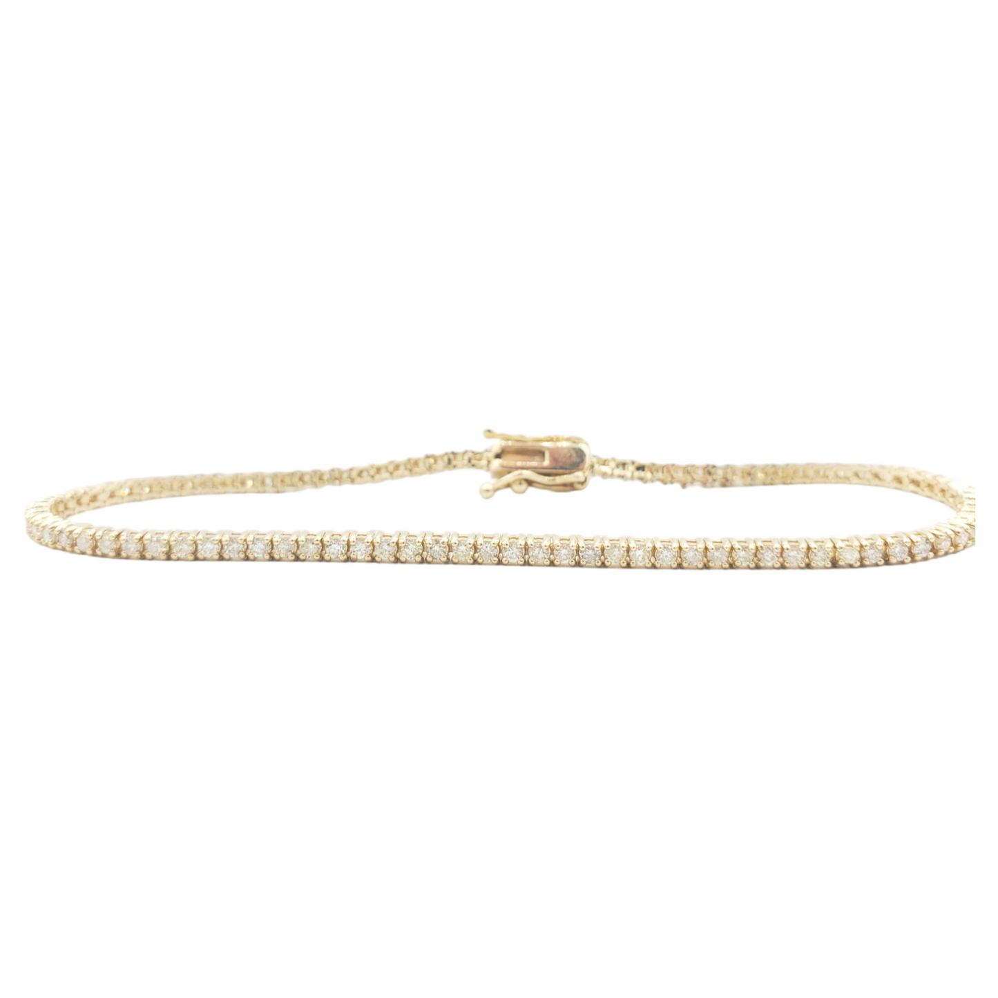 14k 2mm Diamond Tennis Bracelet #25893