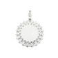 14k Diamond Picture Pendant With 3.40 Carats Of Diamonds #13066