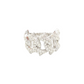 14k Cuban Diamond Ring With 3.53 Carats Of Diamonds #13157