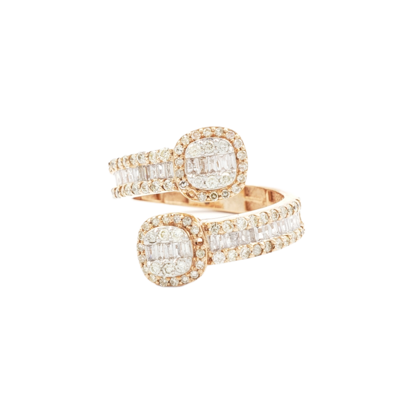 14k Baguette Diamond Band With 1.60 Carats Of Diamonds #23214