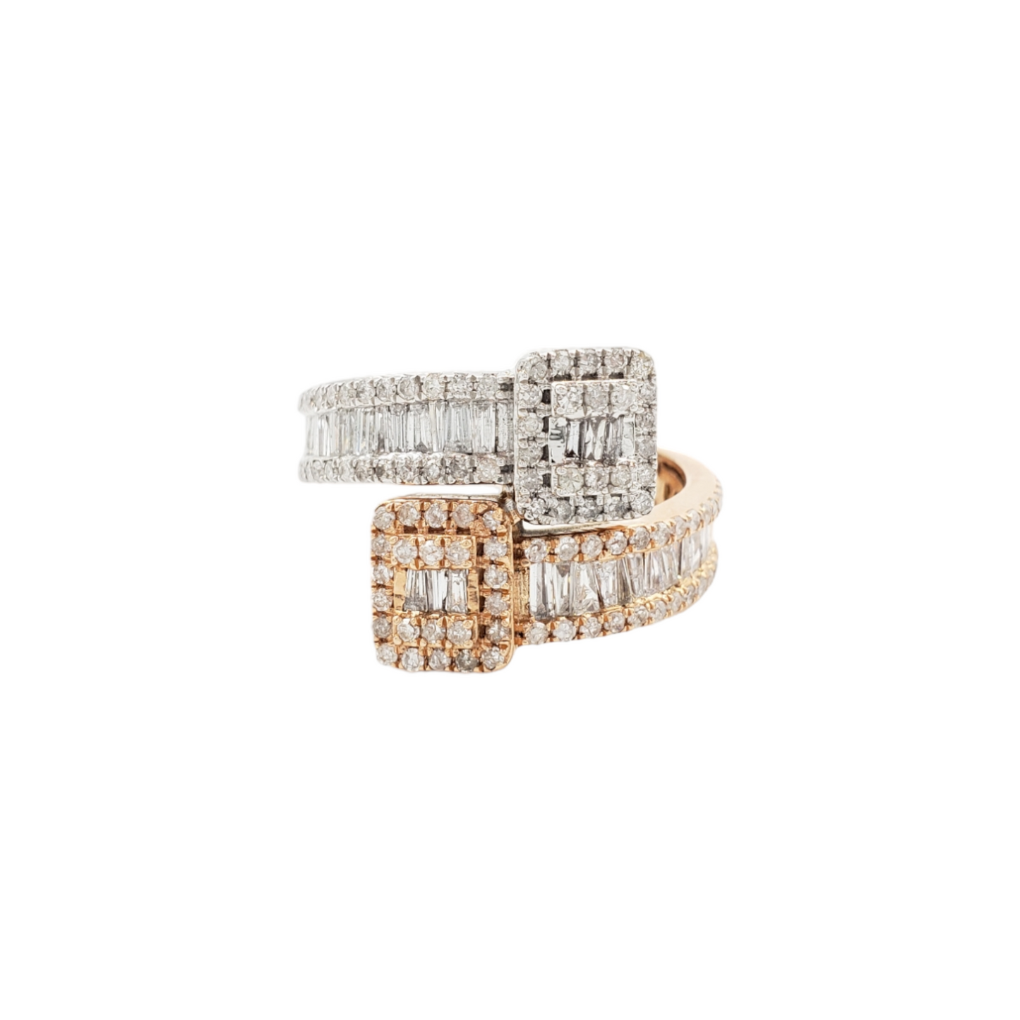 14k Baguette Diamond Band With 1.52 Carats Of Diamonds #21656