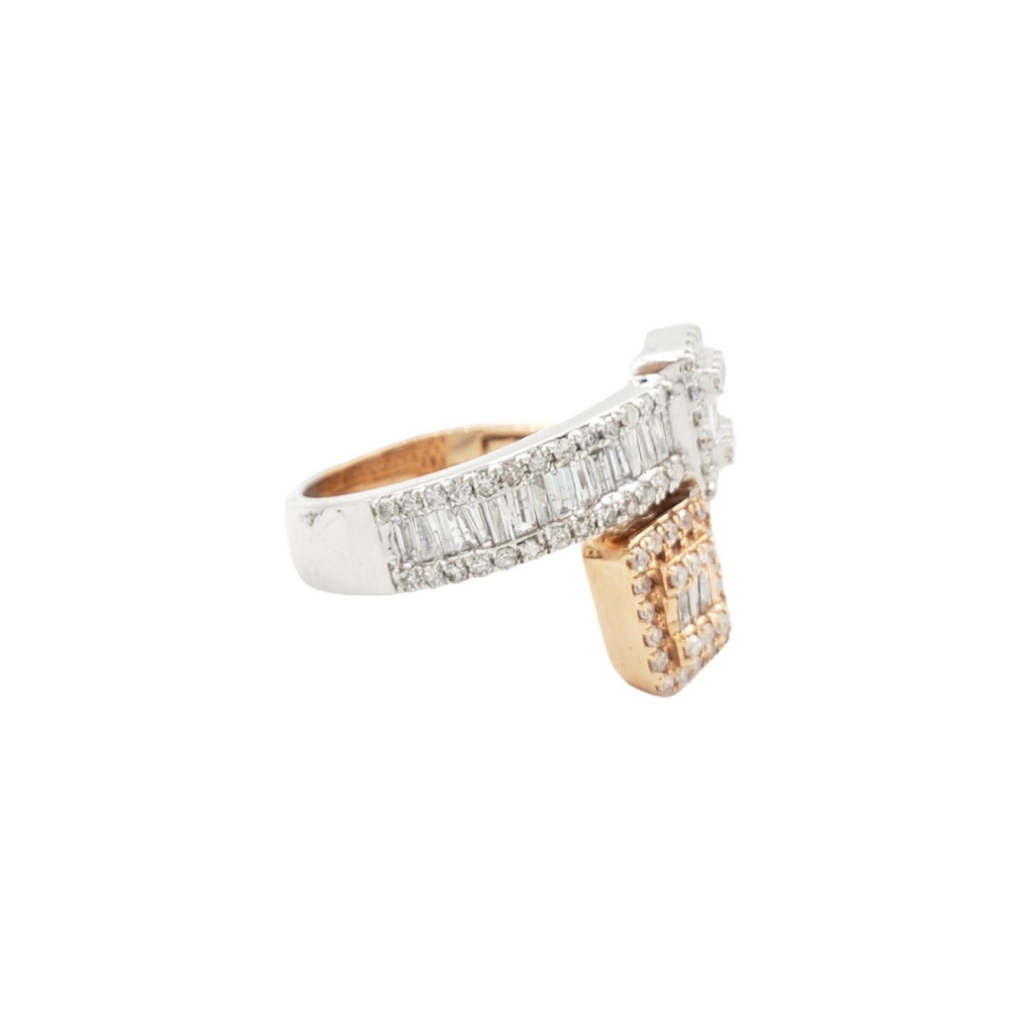 14k Baguette Diamond Band With 1.52 Carats Of Diamonds #21656