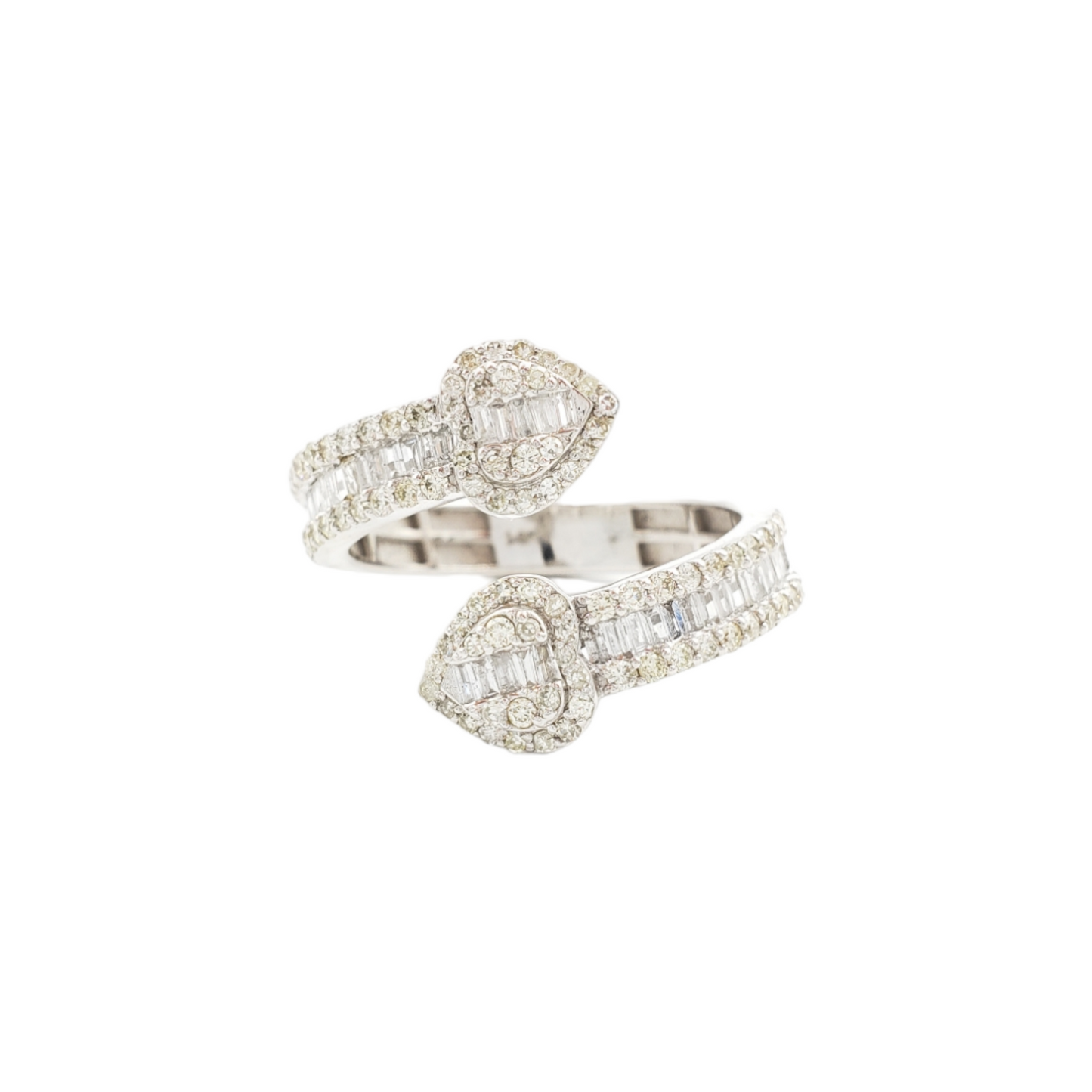 14k Baguette Diamond Band With 1.60 Carats Of Diamonds #23215